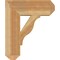 Ekena Millwork Funston Craftsman Rough Sawn Bracket, Western Red Cedar, 6"W x 20"D x 24"H BKT06X20X24FST04RWR - alternate 4